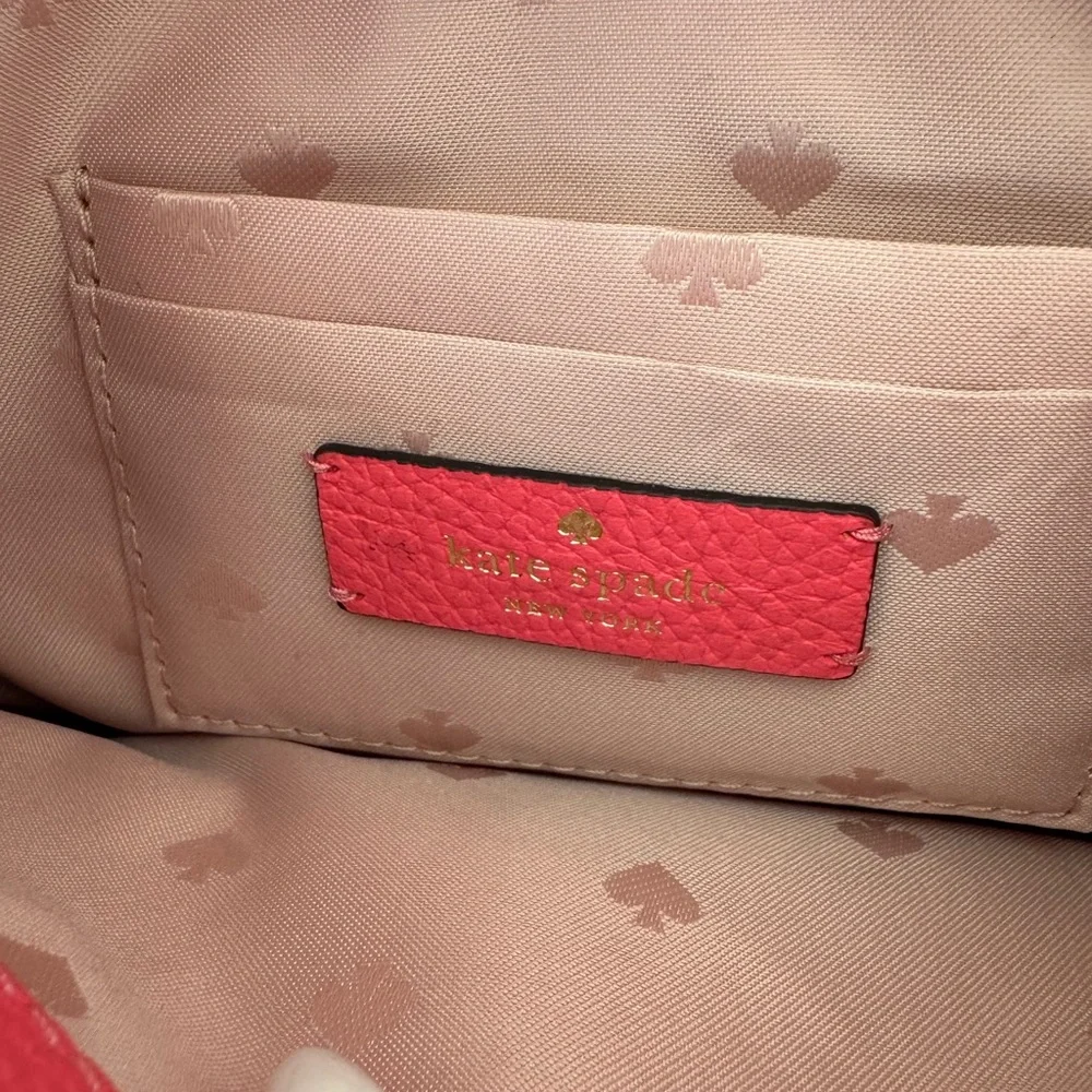 Kate Spade Ripe Papaya Color Crossbody Bag with Curved Flap - Picture 3 of 13